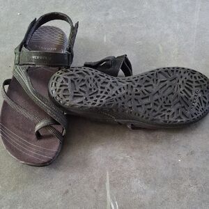 Merrell Dark Strappy Sandals